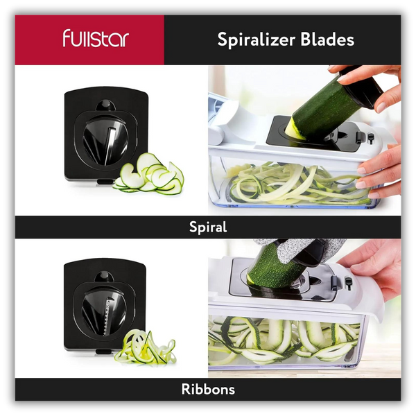 how to use a spiralizer to cut zucchini