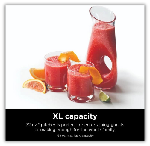 a glass of orange juice next to a pitcher with a pitcher of water next to it