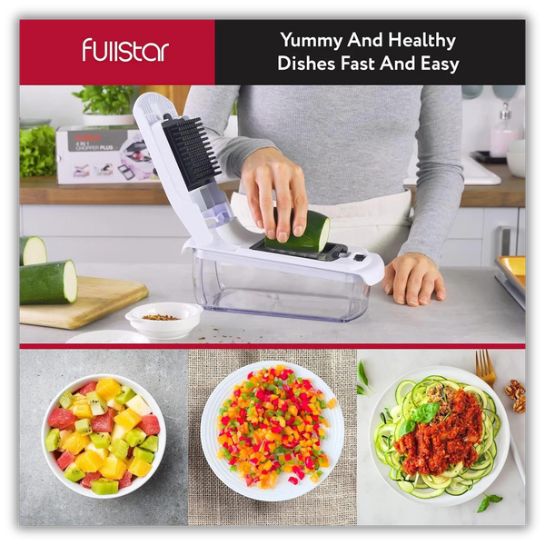 a person is using a Vegetable slicer to slice different types of vegetables